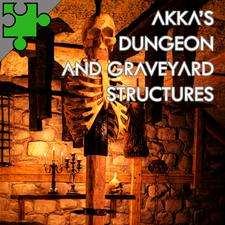 阿卡的地牢、墓穴和墓地结构(akka's Dungeon, Crypt, and Graveyard Structures) mod | 方舟生存进化