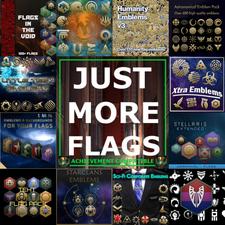 国旗、徽章和背景合并(Flags, Emblems and Backgrounds Merged) mod | 群星