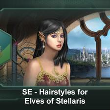 《星际战略》精灵发型MOD(SE Hairstyles for Elves of Stellaris) mod | 群星